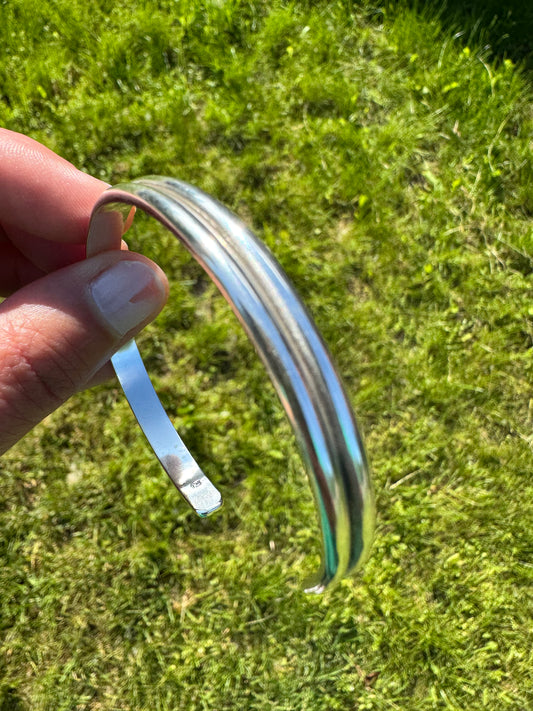 Large Double Half-Round Cuff