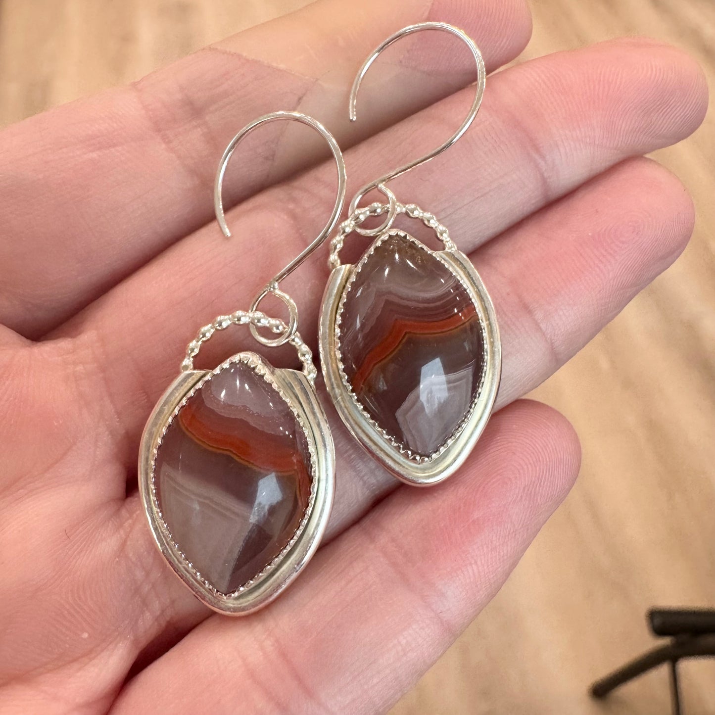 Agate Earrings