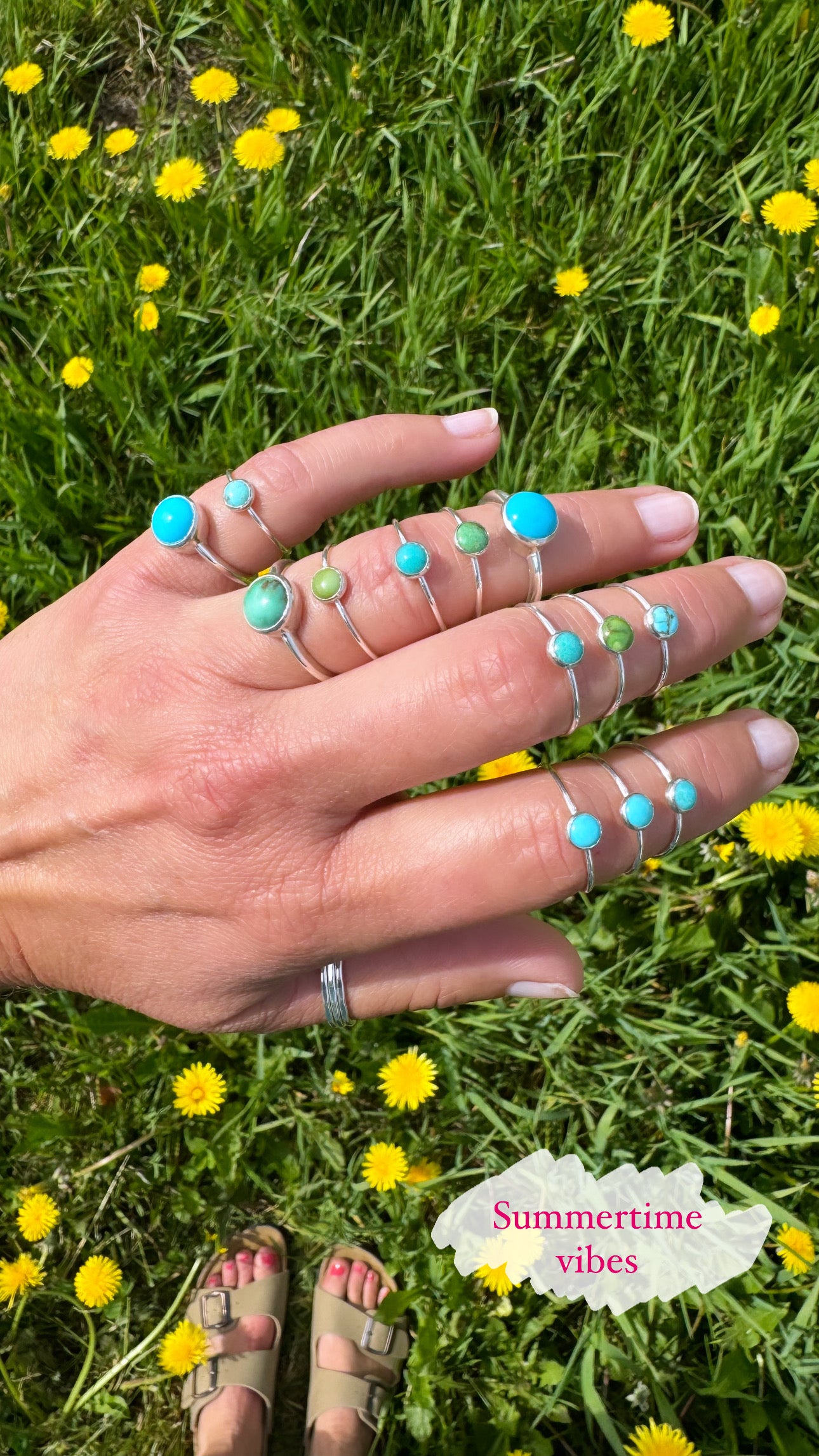Kingman Turquoise 5mm Ring
