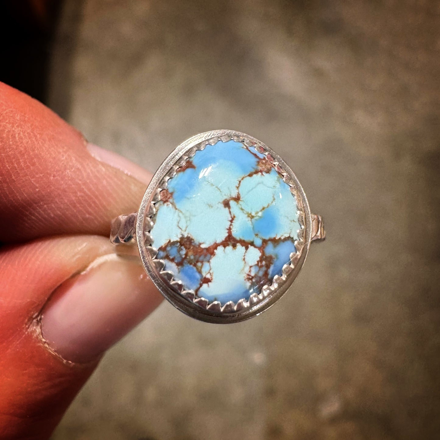 Golden Hills Turquoise Ring + 6.25