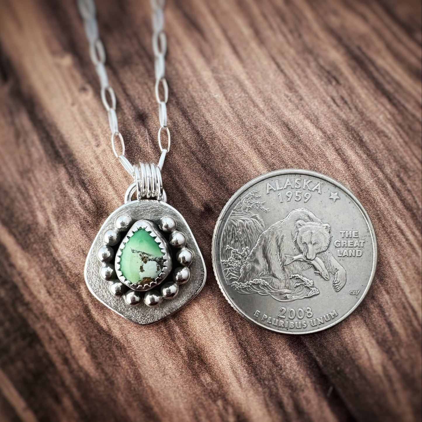 Woodland Station Variscite Necklace