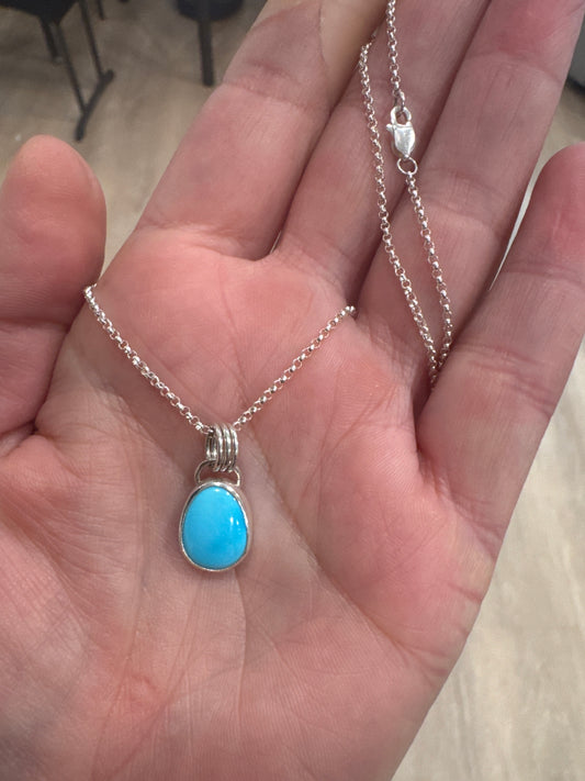 Sleeping Beauty Turquoise Necklace