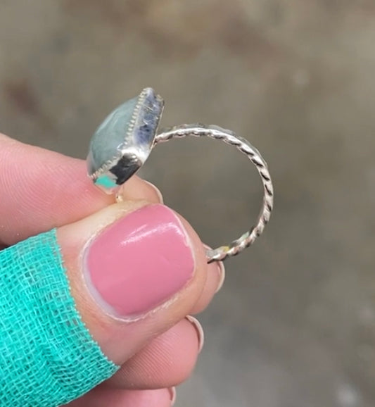 Guatemalan Jadeite Rings - Wavy band