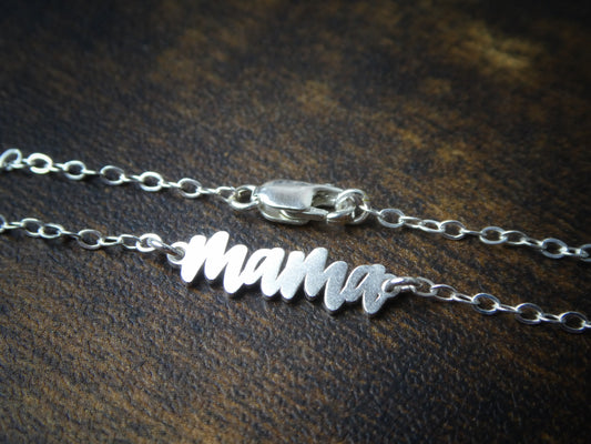 Sterling Silver Mama Bracelet