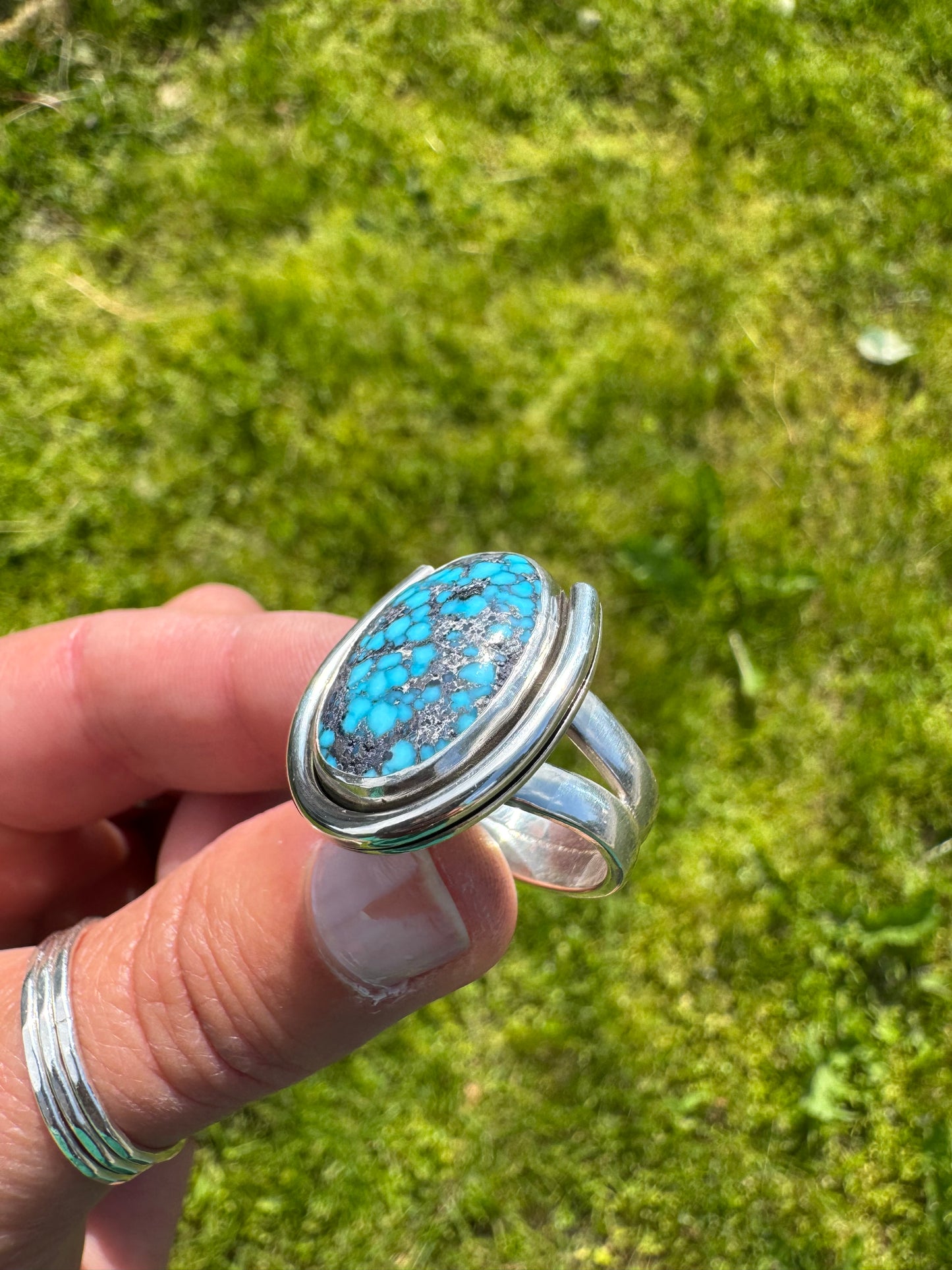 Kingman Turquoise Wrap Ring + 8