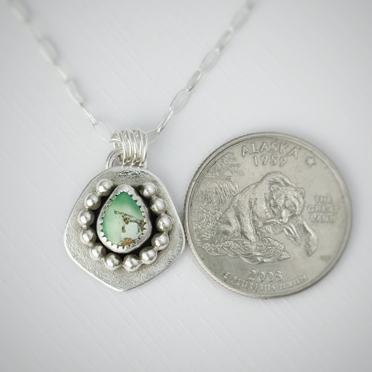 Woodland Station Variscite Necklace