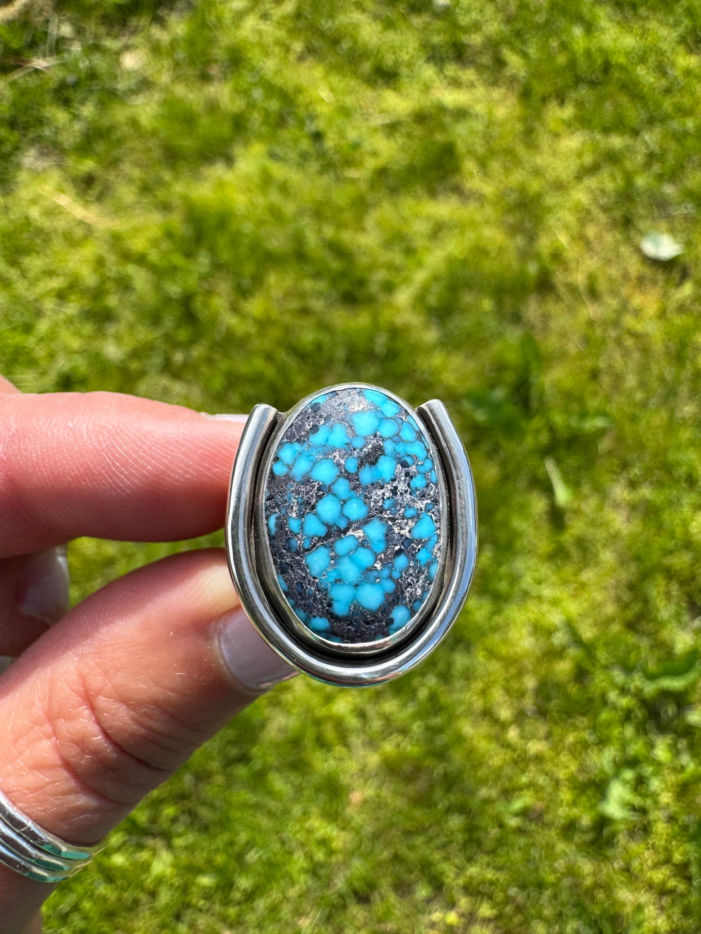 Kingman Turquoise Wrap Ring + 8