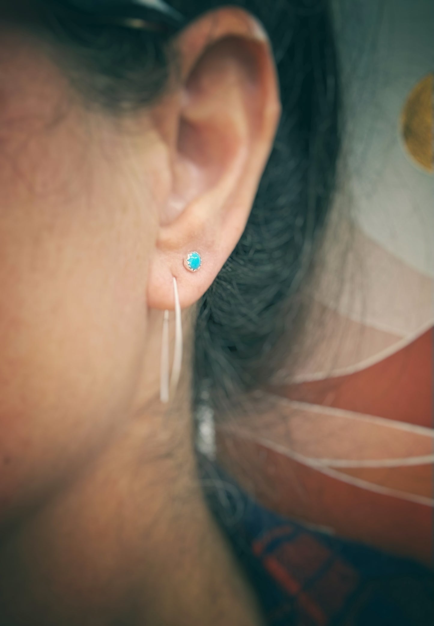 BlueBird Turquoise™ stud earrings