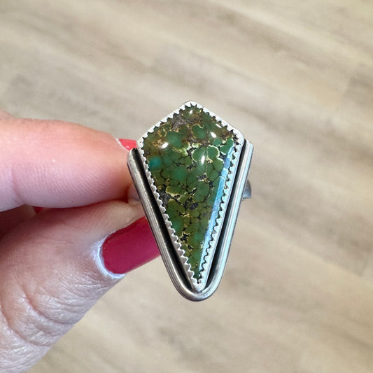 Bamboo Mountain Turquoise Ring | Size 6.25
