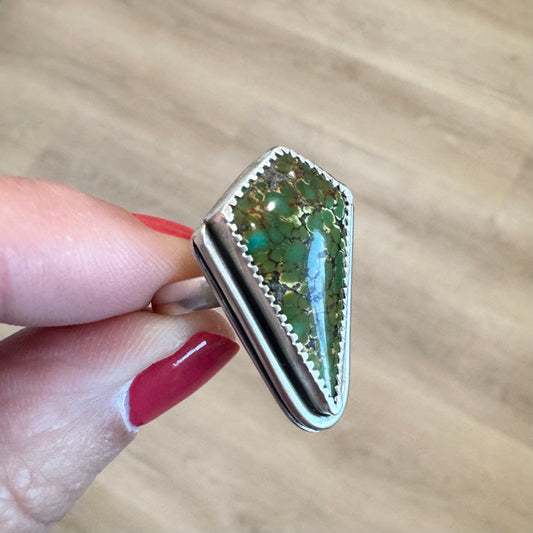 Bamboo Mountain Turquoise Ring | Size 6.25