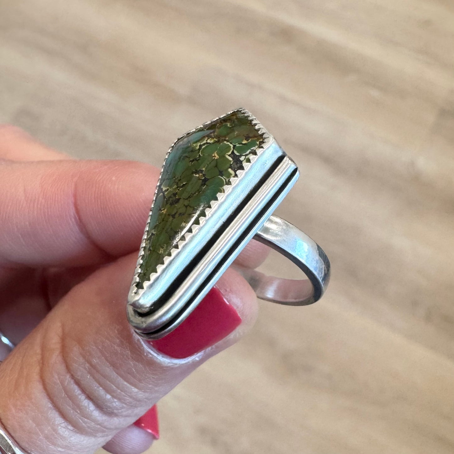 Bamboo Mountain Turquoise Ring | Size 6.25