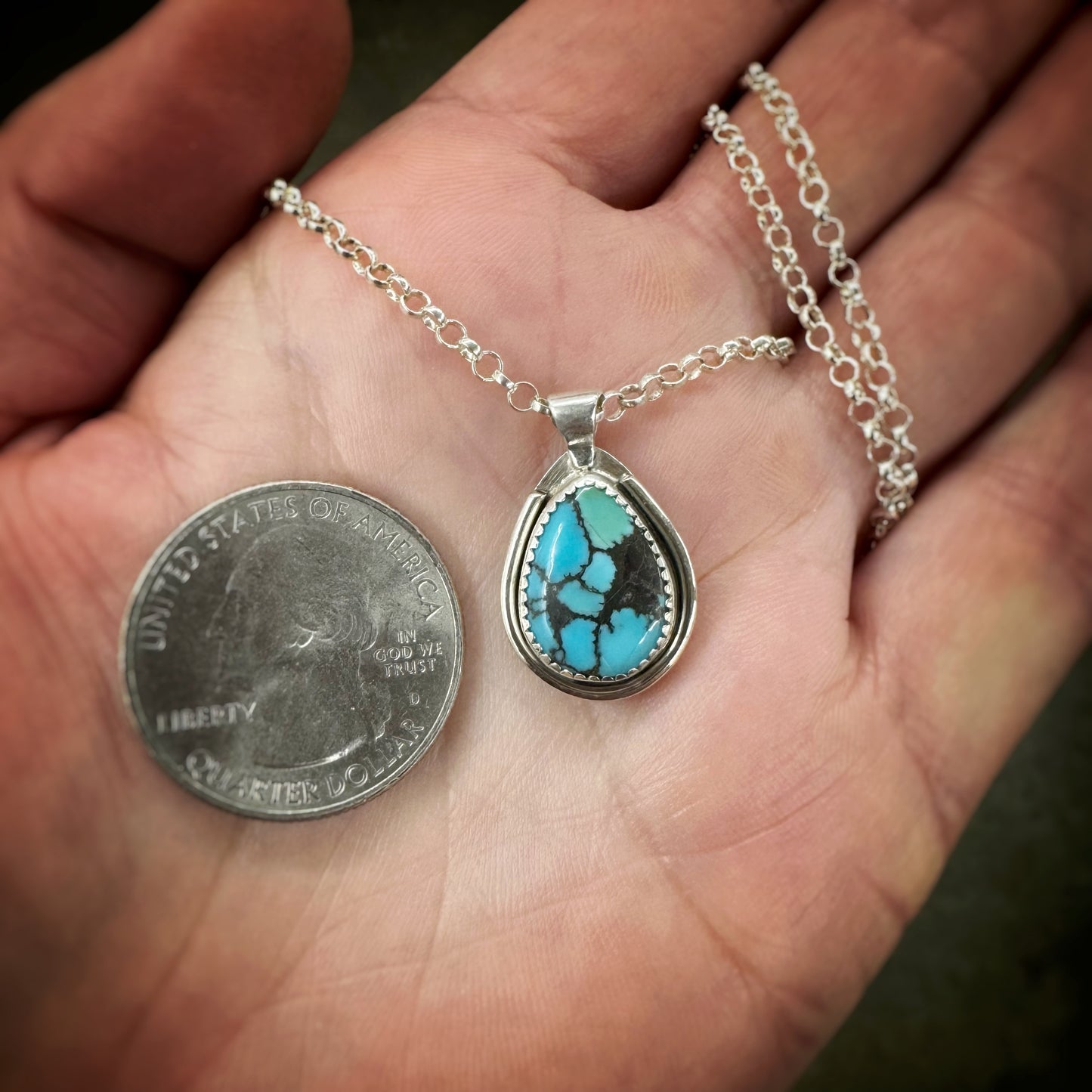 Blue Moon Necklace