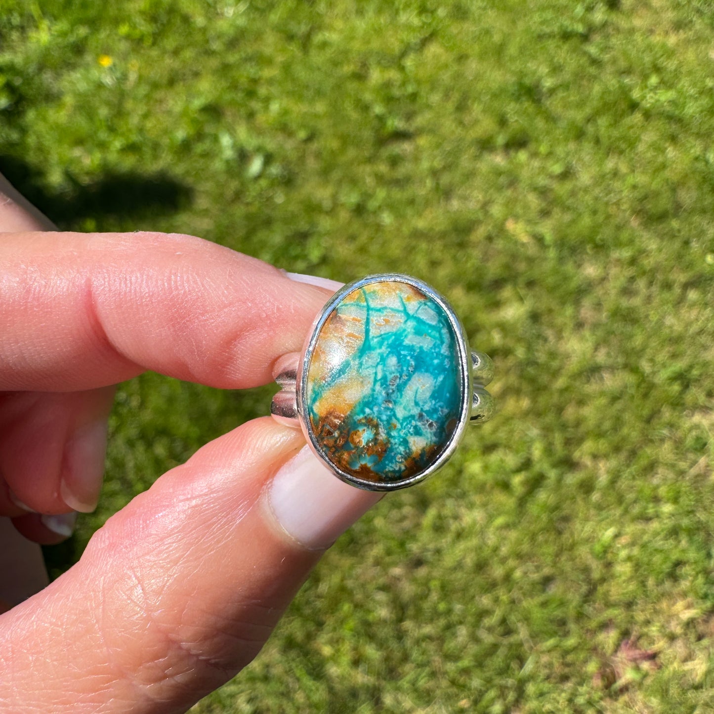 Fox Turquoise Ring No. 2 | Size 5.5