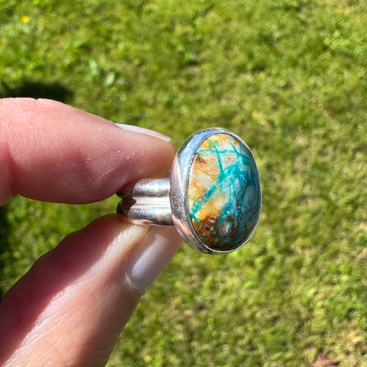 Fox Turquoise Ring No. 2 | Size 5.5