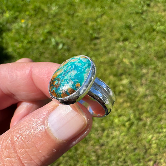 Fox Turquoise Ring No. 2 | Size 5.5
