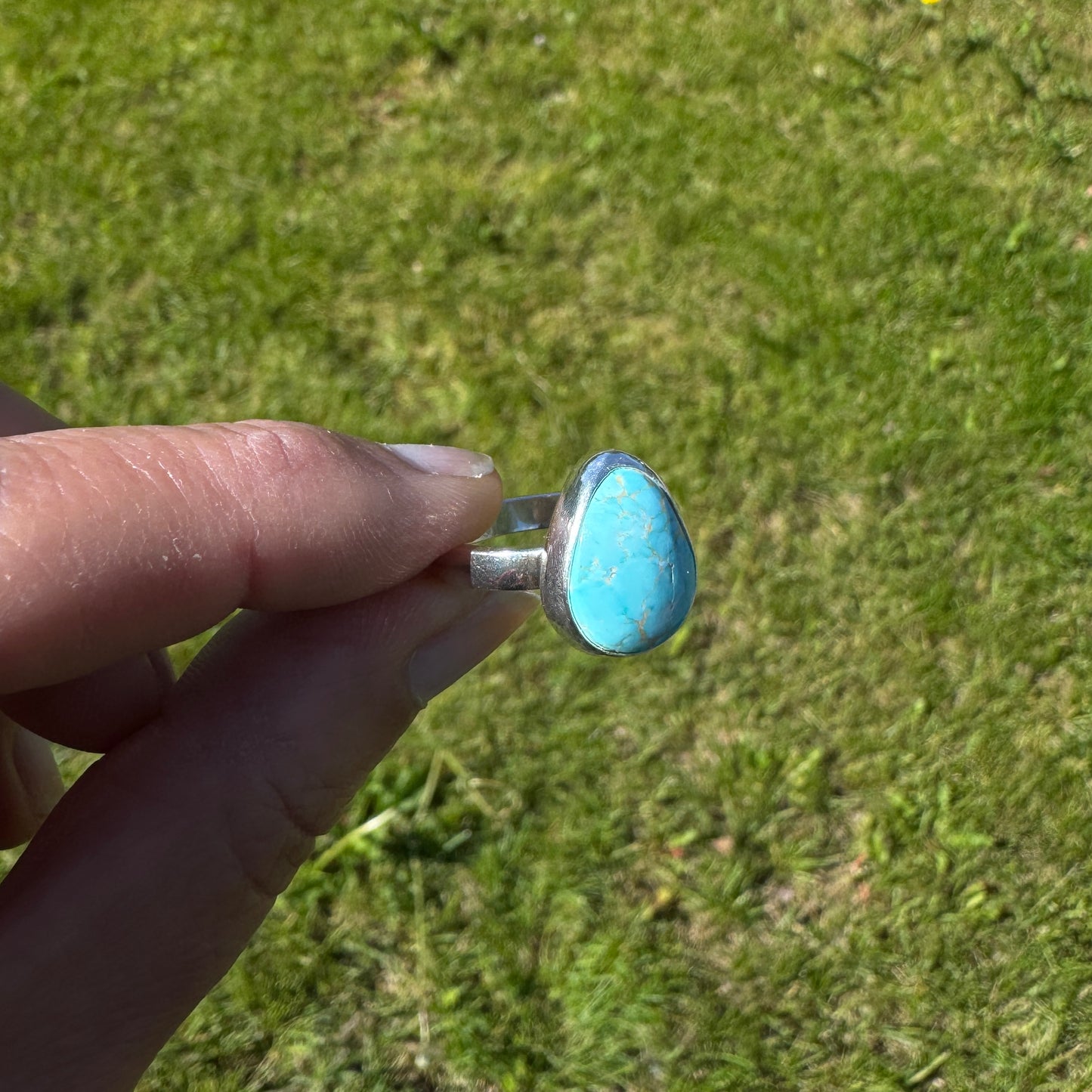 Sonoran Gold Turquoise Ring | Size 8.25 - 8.5