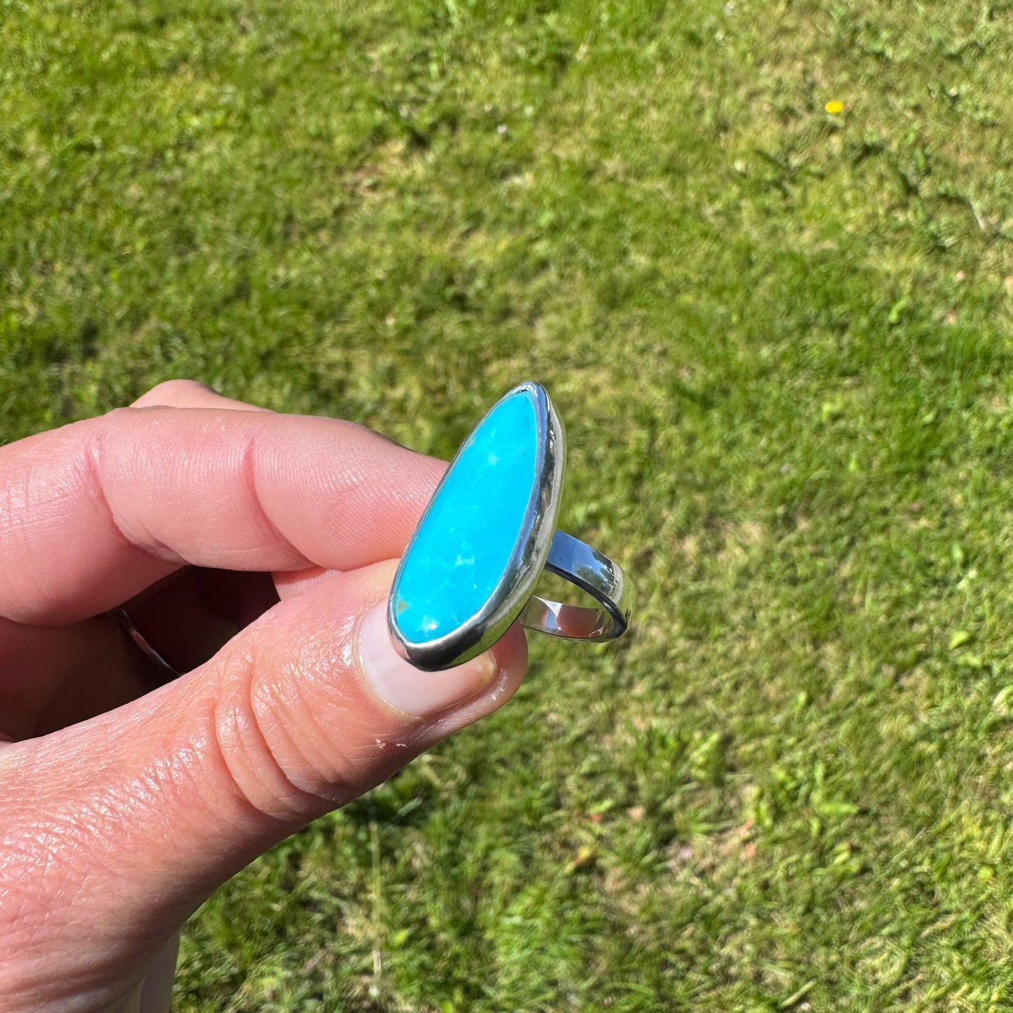 Kingman Turquoise Ring No. 1 | Size 6.5
