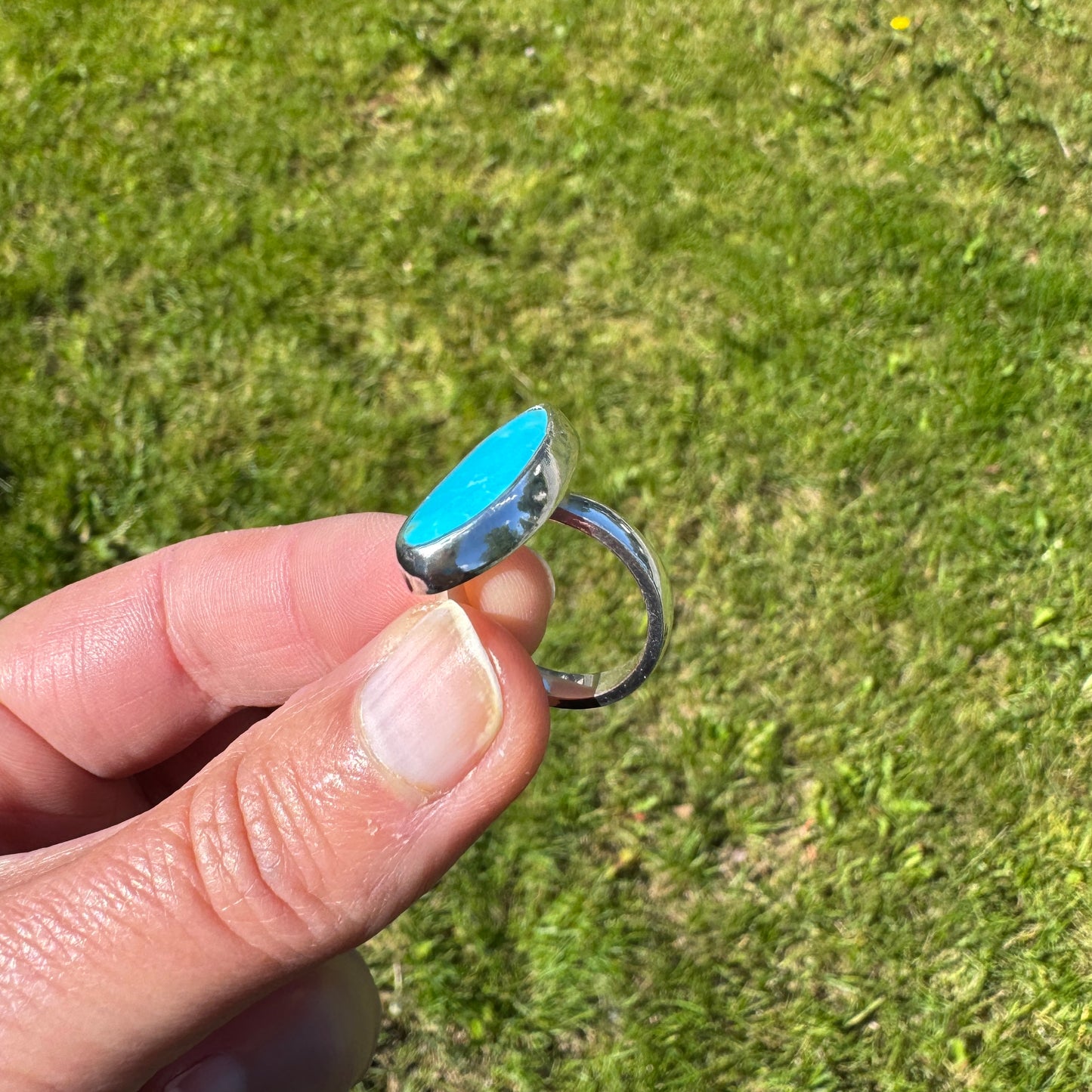Kingman Turquoise Ring No. 1 | Size 6.5