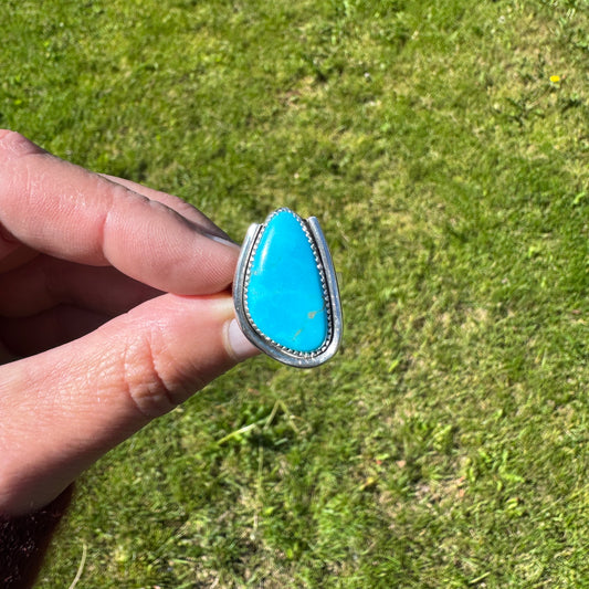Kingman Turquoise Ring | Size 6.75