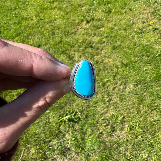 Kingman Turquoise Ring | Size 6.75