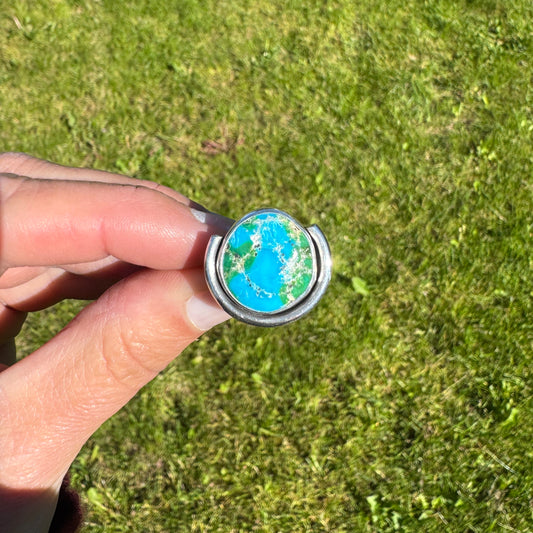 Sonoran Gold Turquoise Wrap ring |Size 8.5