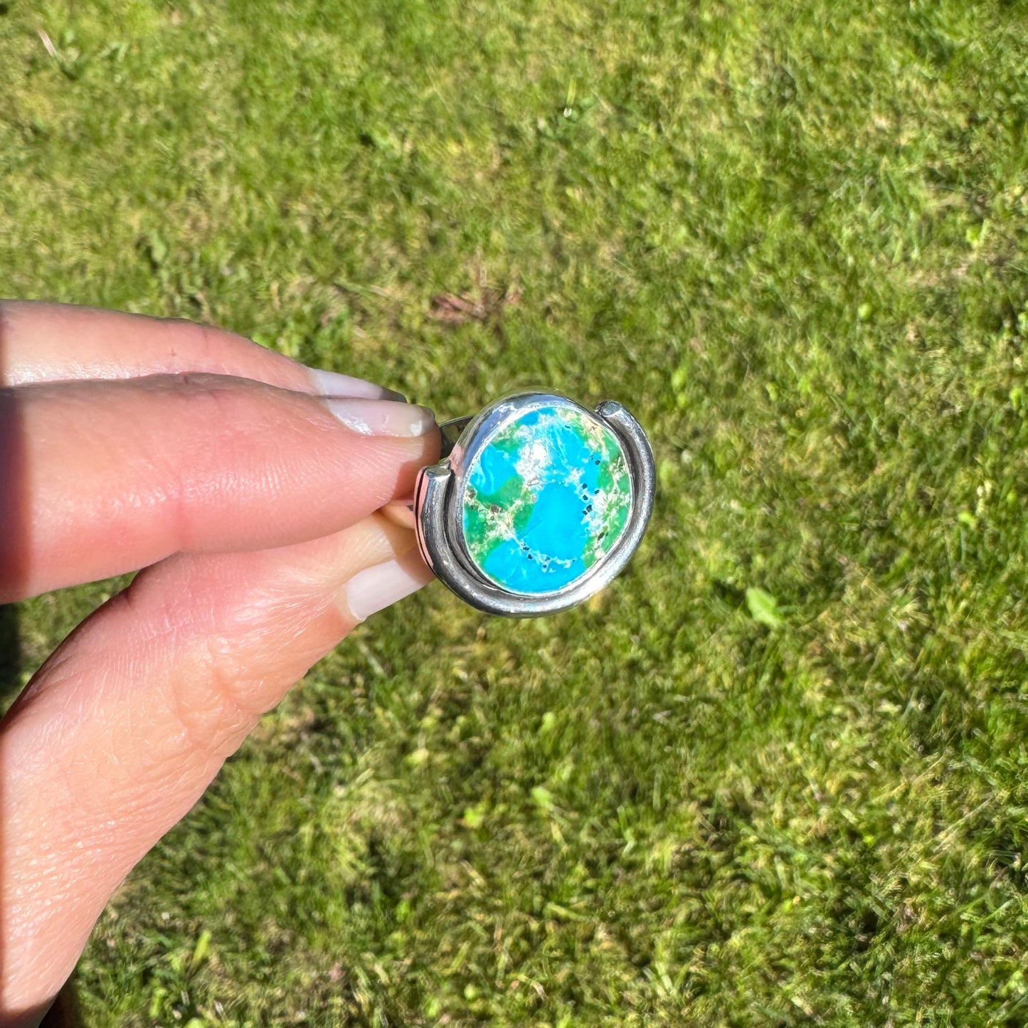 Sonoran Gold Turquoise Wrap ring |Size 8.5