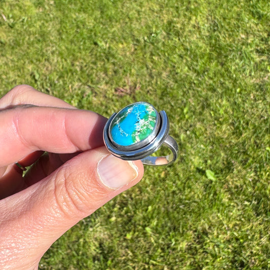 Sonoran Gold Turquoise Wrap ring |Size 8.5