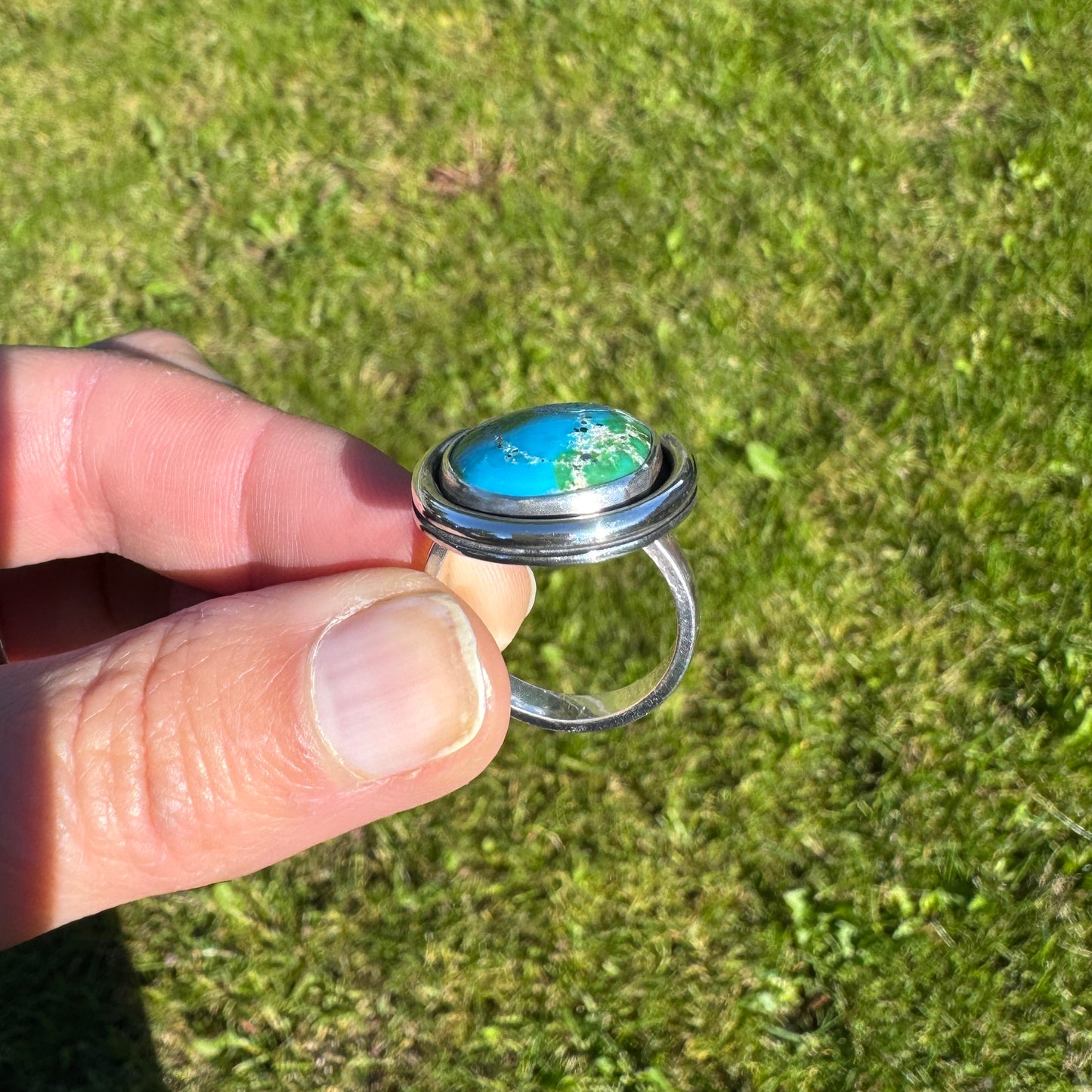 Sonoran Gold Turquoise Wrap ring |Size 8.5
