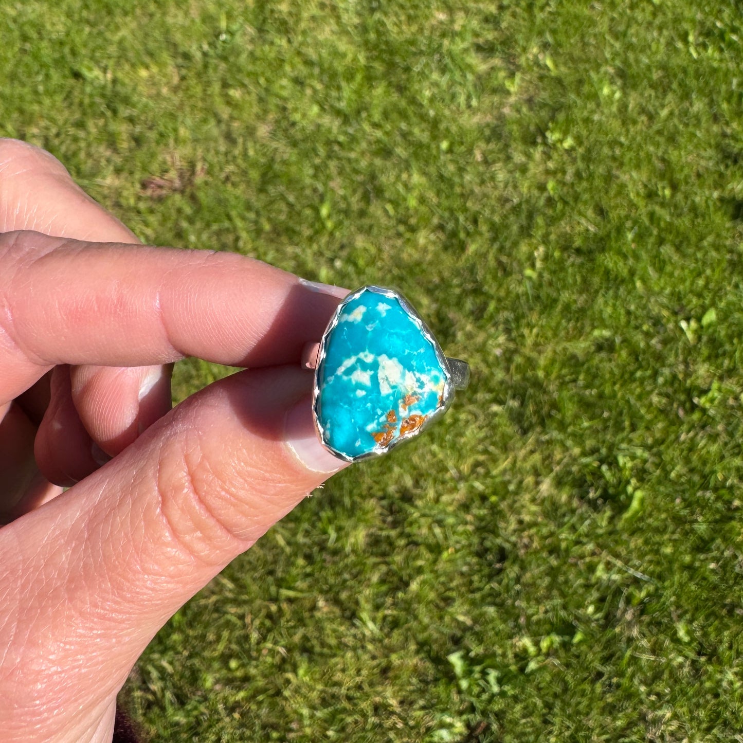 Fox Turquoise Ring | Size 6.5