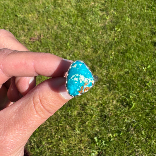 Fox Turquoise Ring | Size 6.5