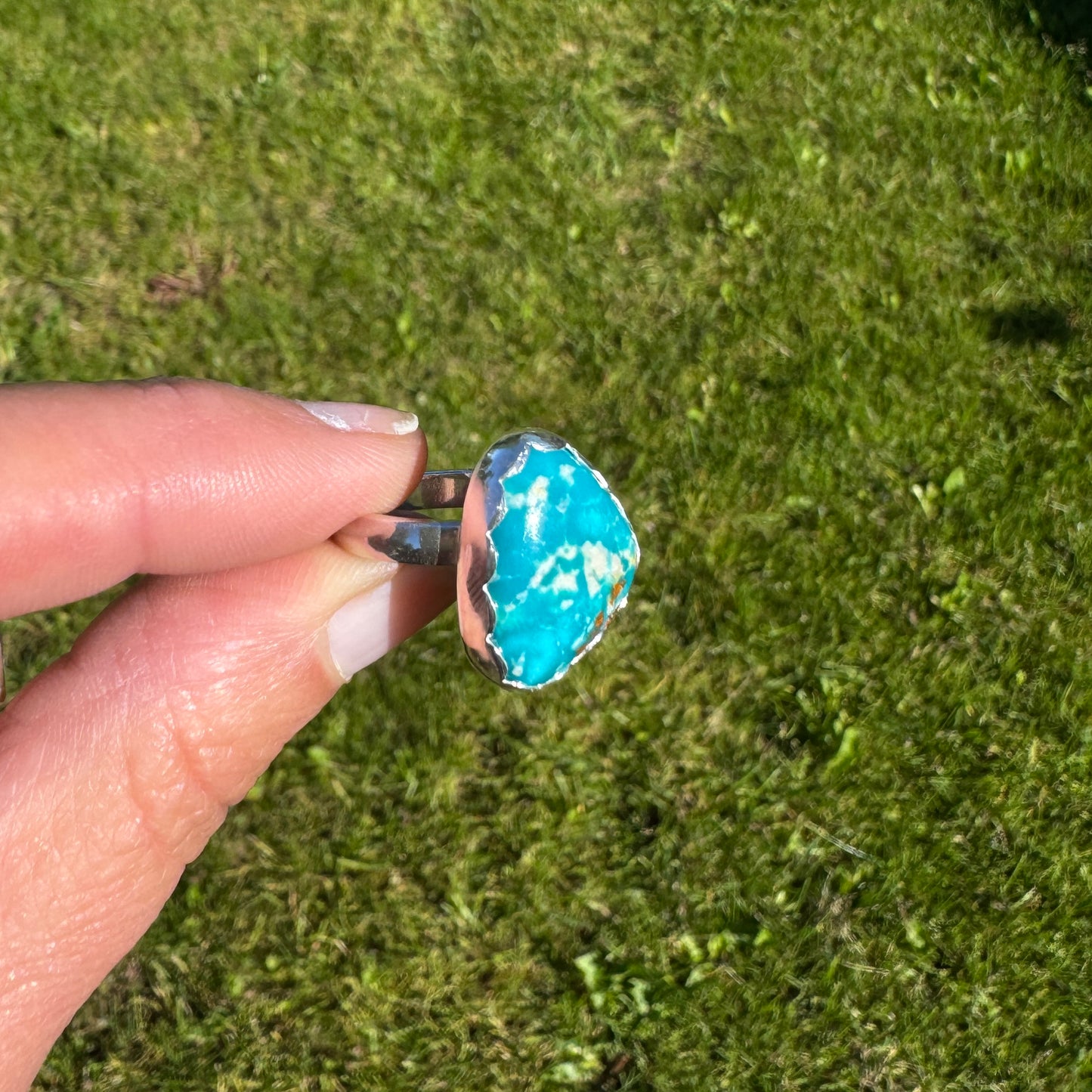 Fox Turquoise Ring | Size 6.5