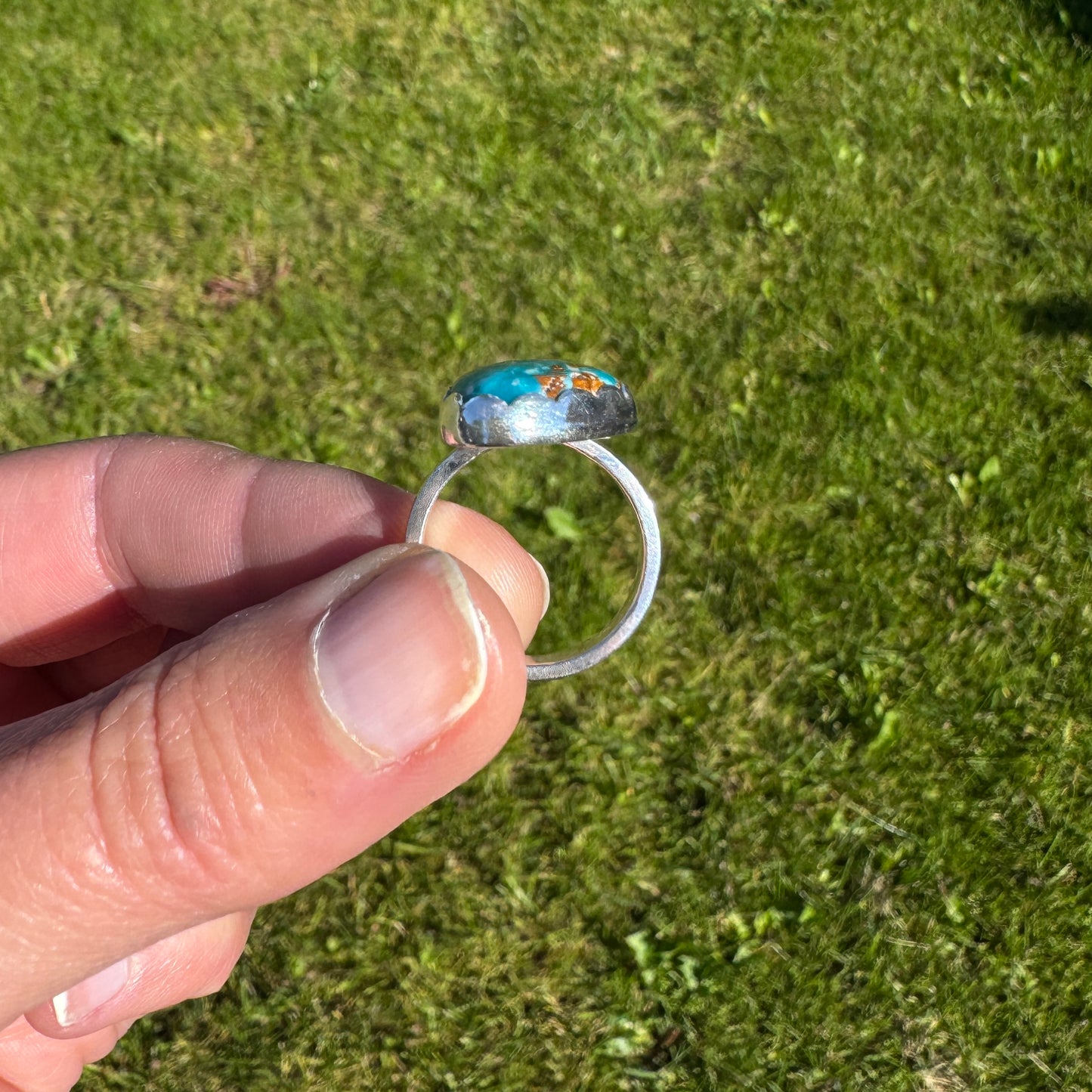 Fox Turquoise Ring | Size 6.5