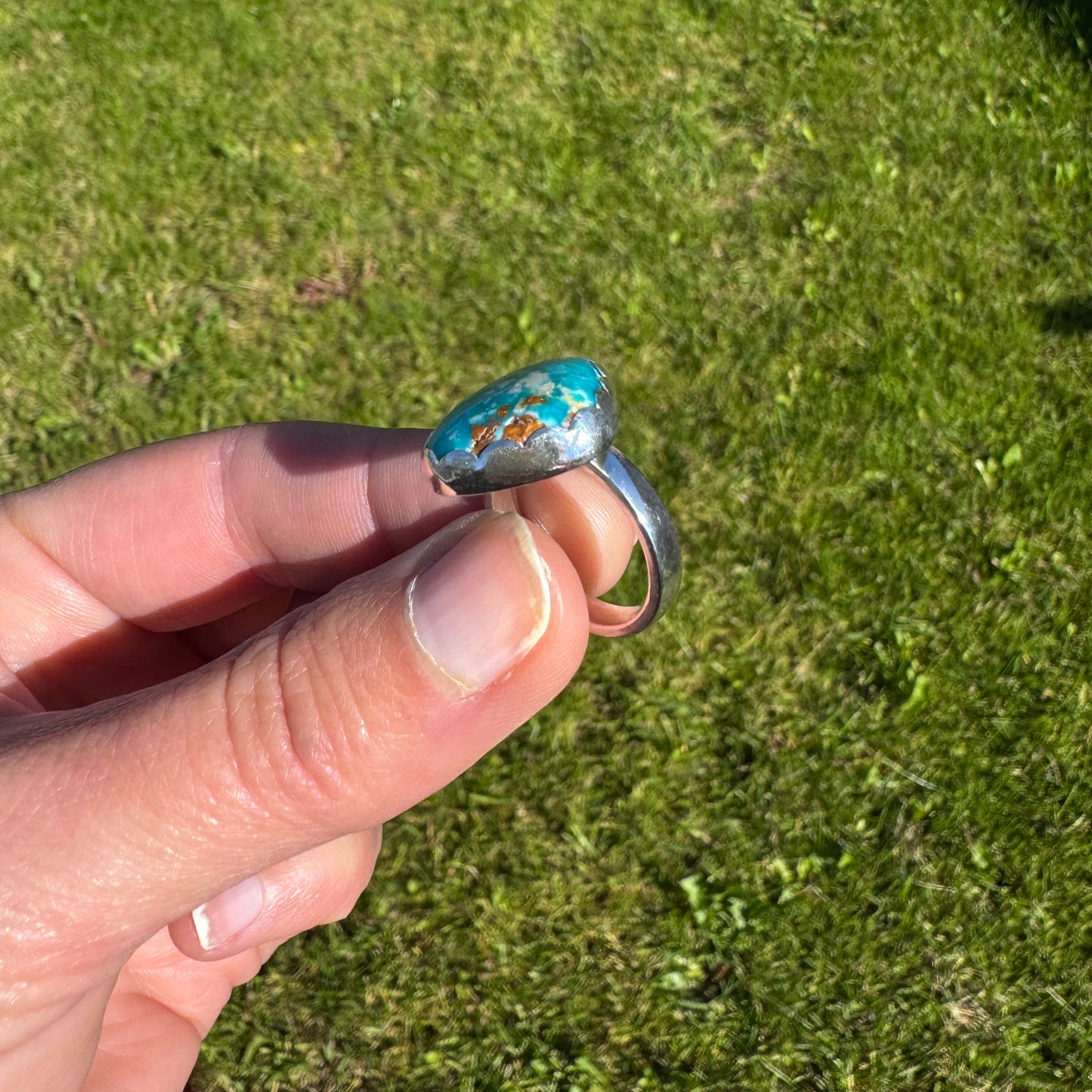 Fox Turquoise Ring | Size 6.5