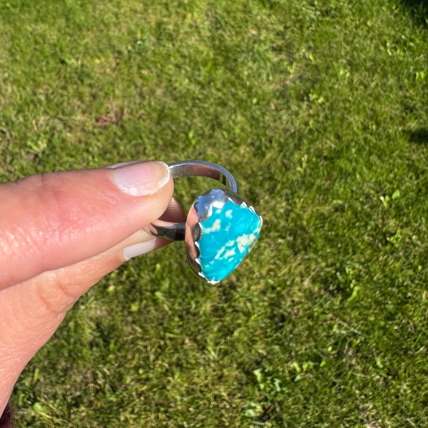 Fox Turquoise Ring | Size 6.5