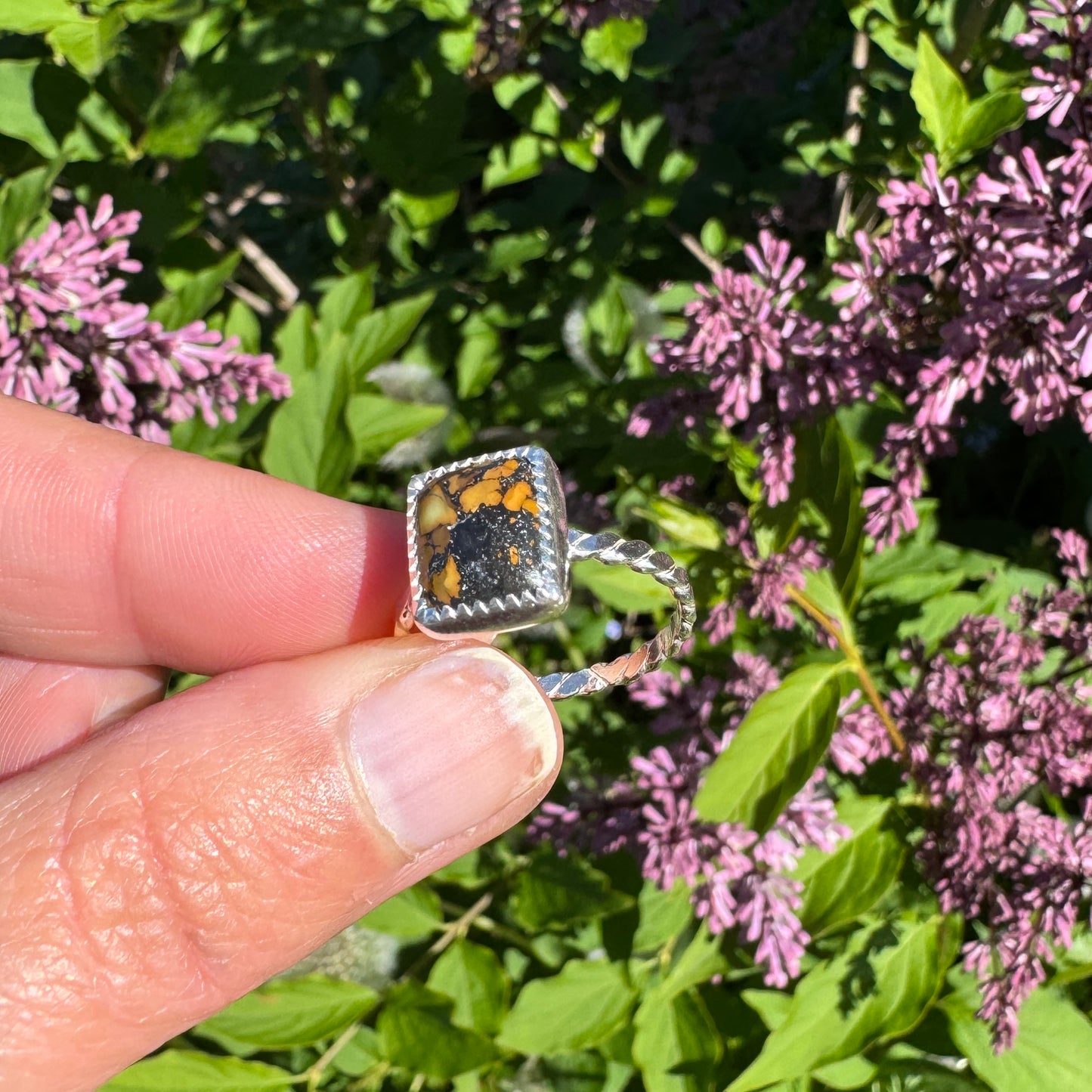 Treasure Mountain Turquoise Ring | Size 8.25