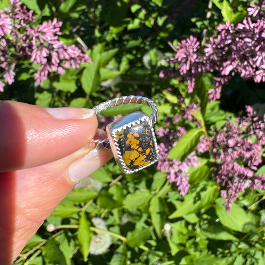 Treasure Mountain Turquoise Ring | Size 8.5