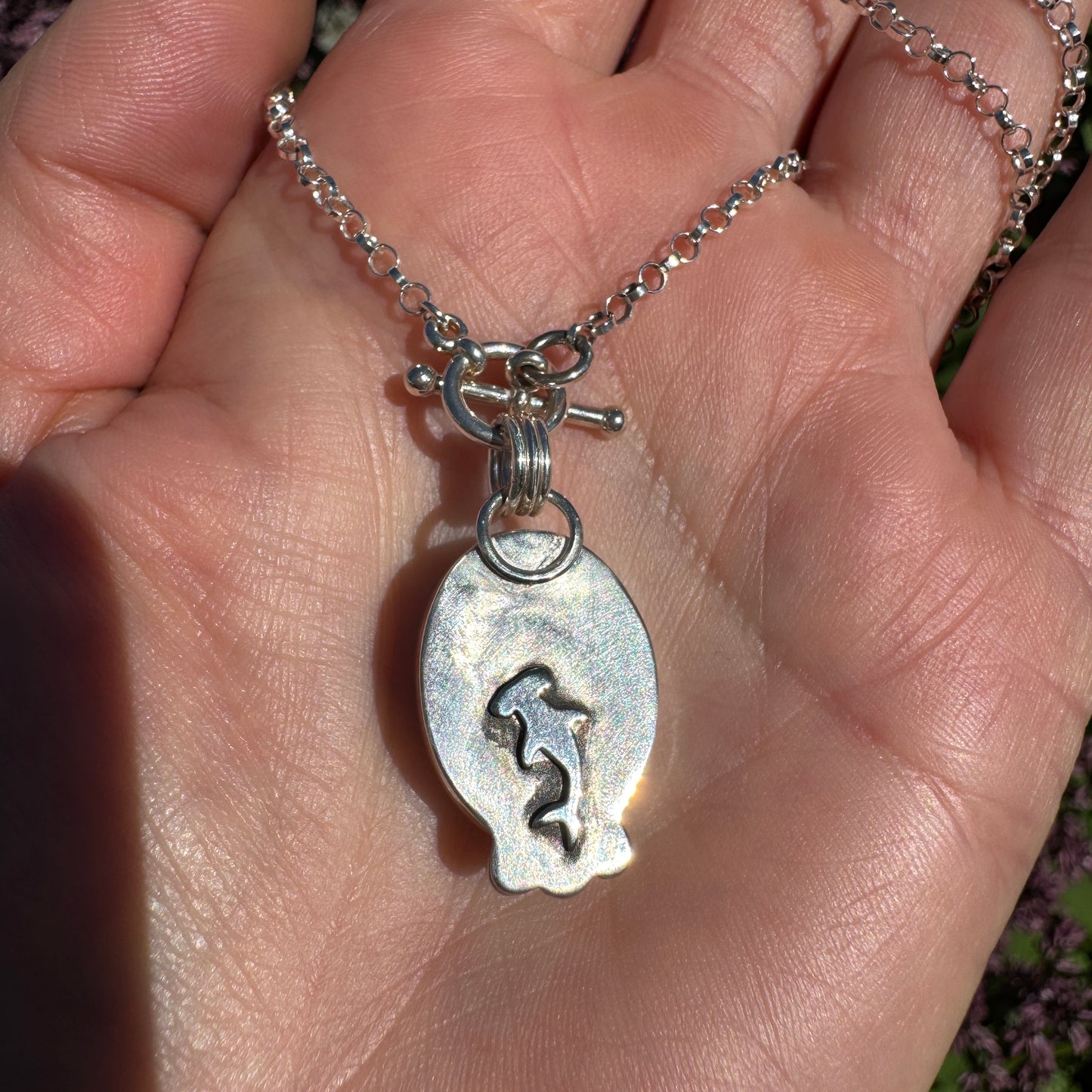 Fossilized Sand Dollar Necklace