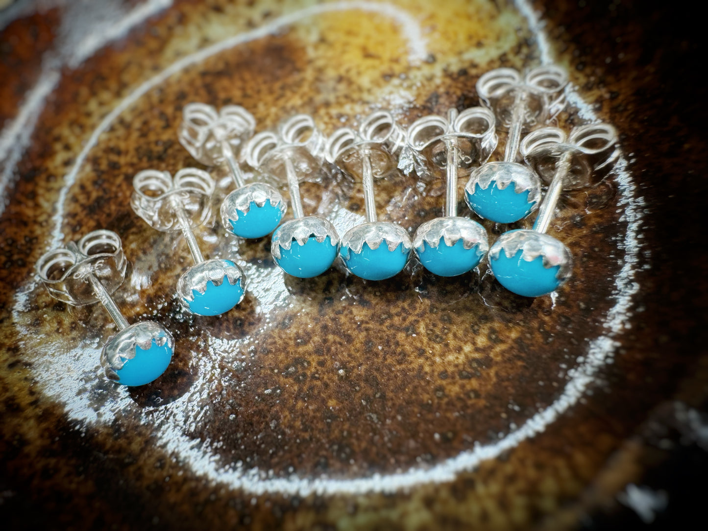 BlueBird Turquoise™ stud earrings