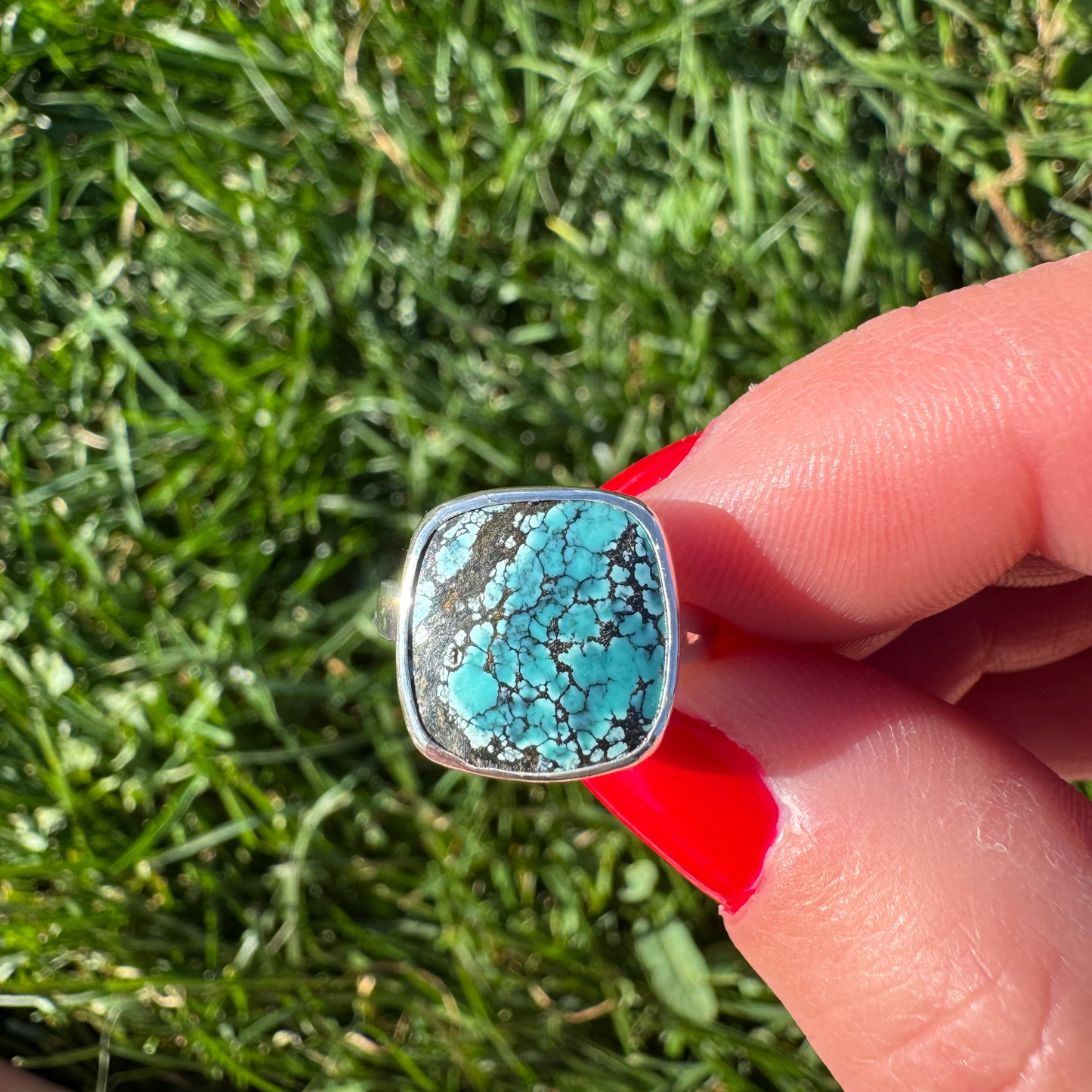 Sea Foam Turquoise Ring | Size 5.75