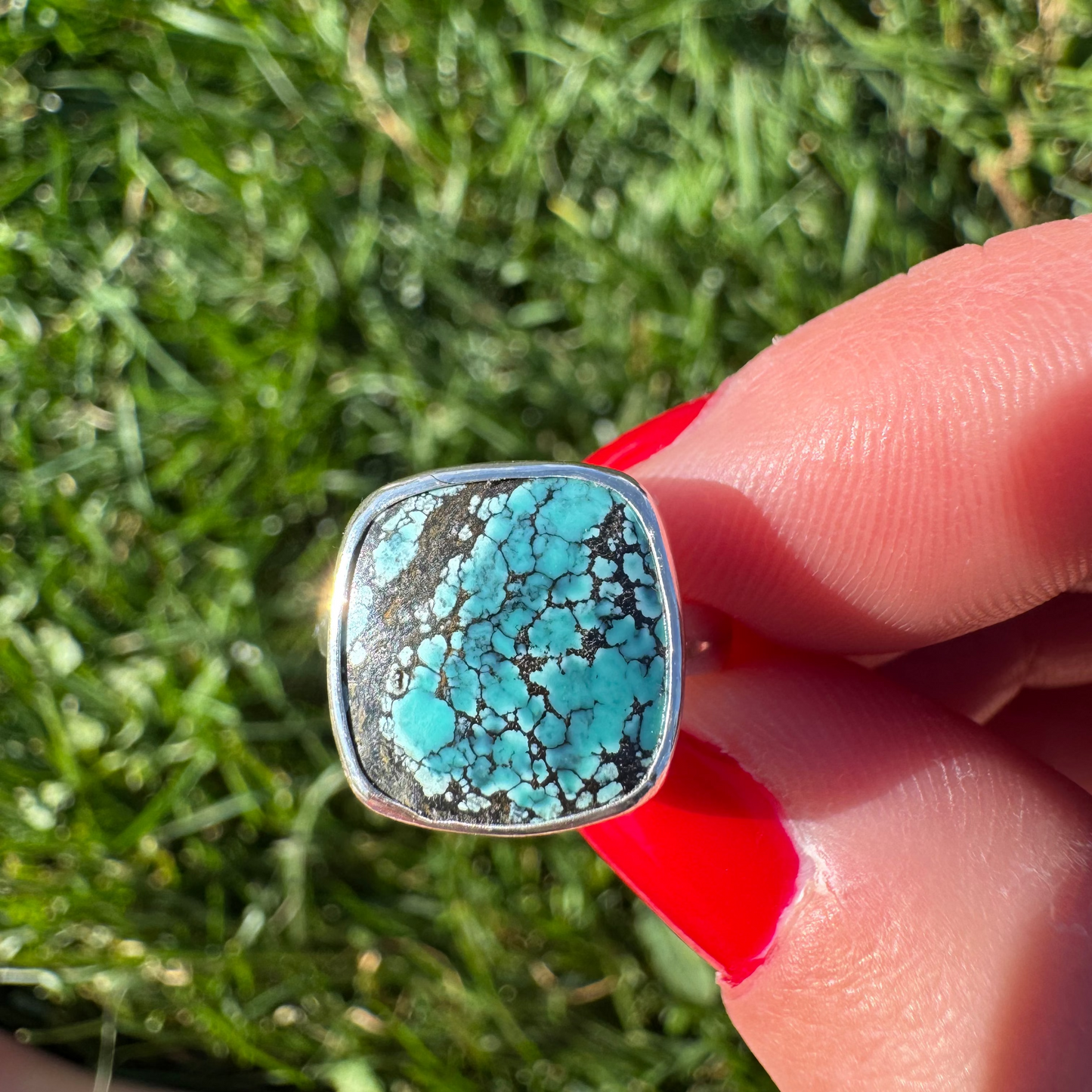 Sea Foam Turquoise Ring | Size 5.75