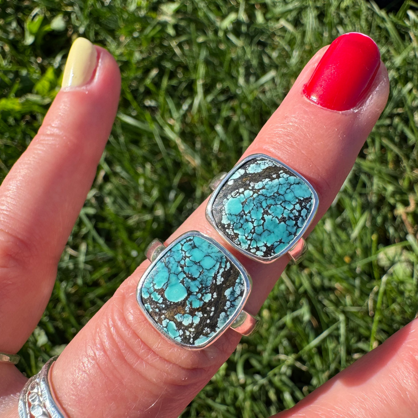 Sea Foam Turquoise Ring | Size 5.75