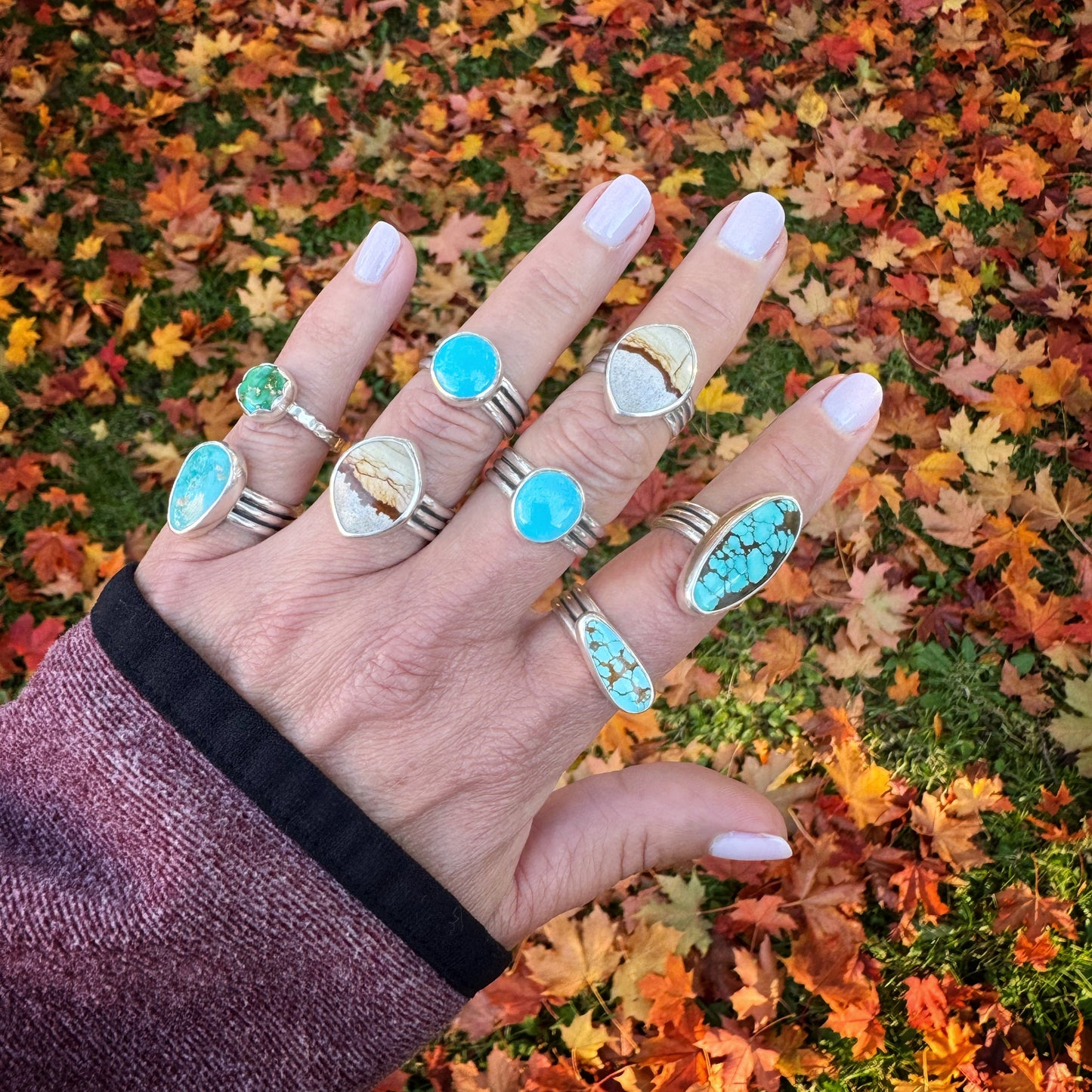 Turquoise Ridge Ring | Size 7.5
