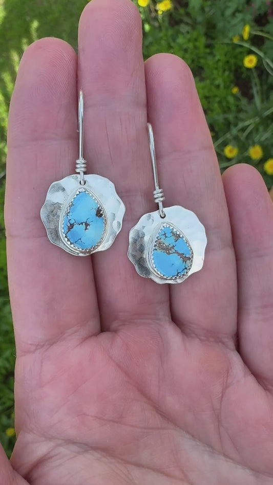 Golden Hills Turquoise Drop Earrings