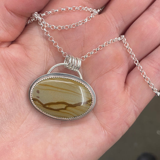 Owyhee Picture Jasper Necklace